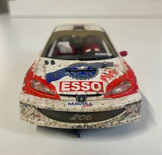 Scalextric Peugeot 206 WRC efecto barro