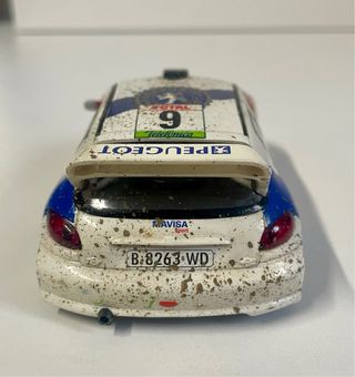 Scalextric Peugeot 206 WRC efecto barro