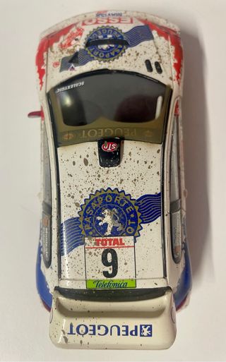 Scalextric Peugeot 206 WRC efecto barro