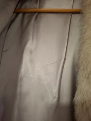 Abrigo de zorro blanco artico