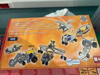 Set Construcción Metálico Tractor 751 Piezas