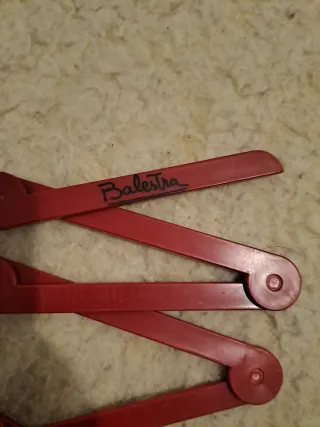 Metro vintage pieghevole Balestra in plastica