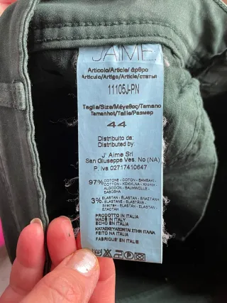 J'Aime Jeans Verdi Donna