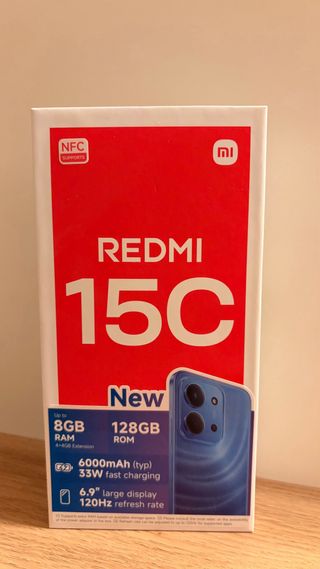 Xiaomi Redmi 15C 128GB Midnight Black Precintado