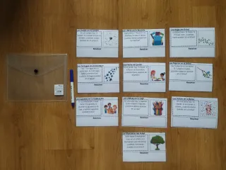 Juego de problemas matemáticos