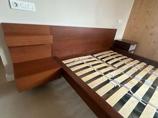 Letto Ikea Malm 1,60*2m con 2 comodini