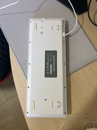 Tastiera e Cuffie Grigio/Bianco