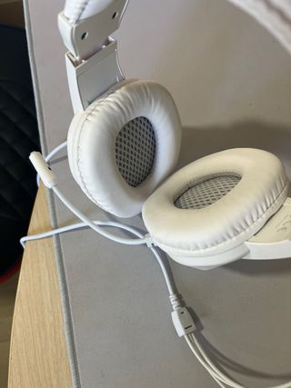 Tastiera e Cuffie Grigio/Bianco