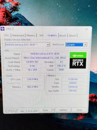 MSI RTX 3070 Gaming Z Trio