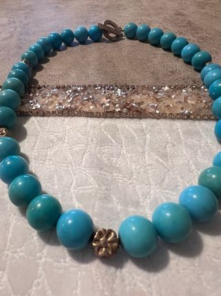 Collar Turquesas Auténticas Joyería