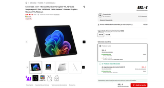 Microsoft Surface Pro Copilot+ PC Plata