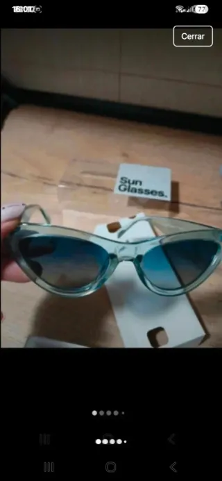 Gafas de sol mujer azul/teal