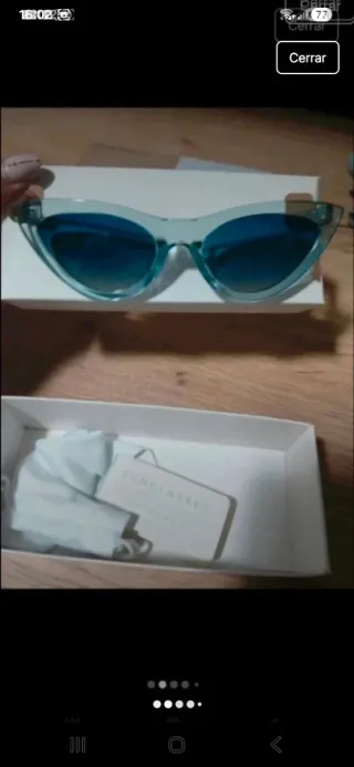 Gafas de sol mujer azul/teal