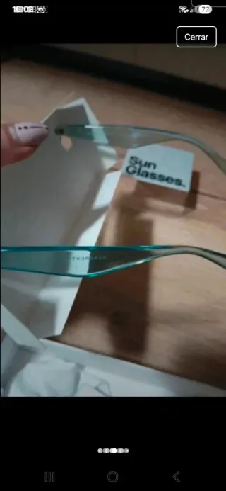 Gafas de sol mujer azul/teal