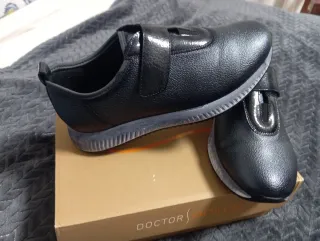 Zapatos Dr. Cutillas Negros Velcro