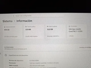 Portátil HP Elitebook 860 G9 16 Plata