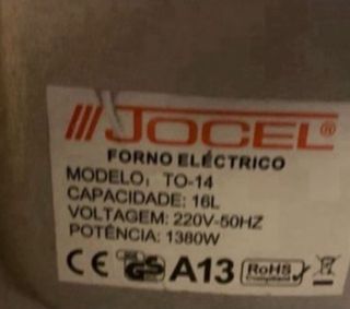 Horno Eléctrico Jocel