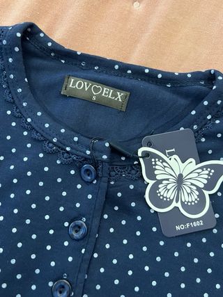 Pijama mujer azul marino