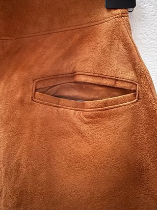 Pantalón de ante marrón