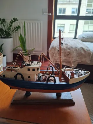 Maqueta Barco Madera Detallado