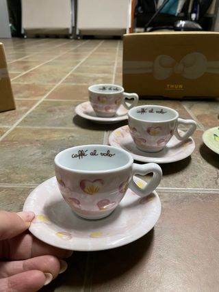 Set 6 Tazzine Thun Caffè al Volo