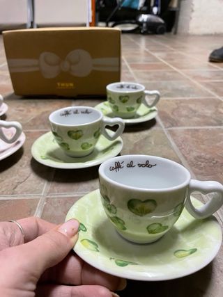 Set 6 Tazzine Thun Caffè al Volo