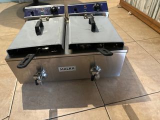 Freidora industrial doble MALKA