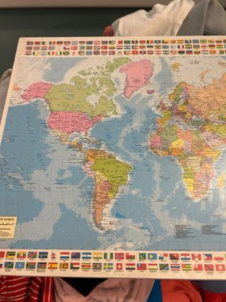 Puzzle Educa 1500 Piezas Mapa Mundo