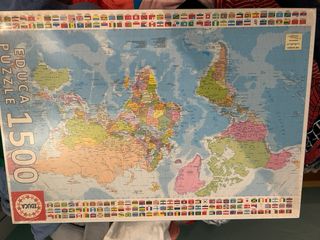 Puzzle Educa 1500 Piezas Mapa Mundo