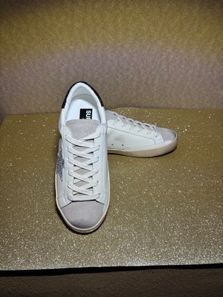 Golden Goose Sneakers Donna Superstar Argento