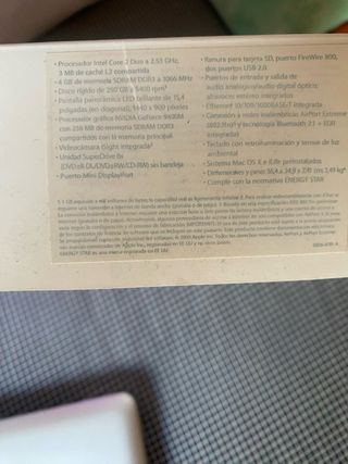 MacBook Pro 15” 2009 Plata