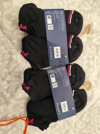12 pares calcetines Fila negros talla 35/42