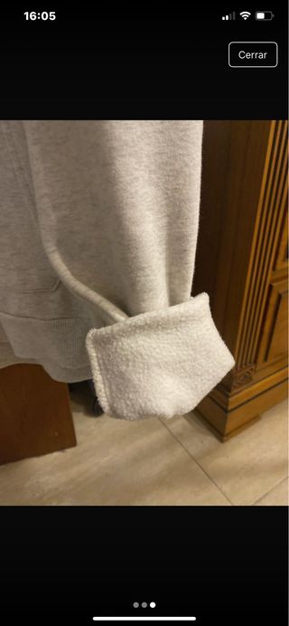 Sudadera Reebok Beige Mujer