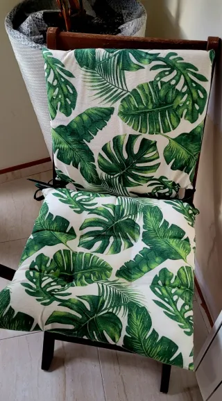 Mesa y 2 Sillas Teka Marrón