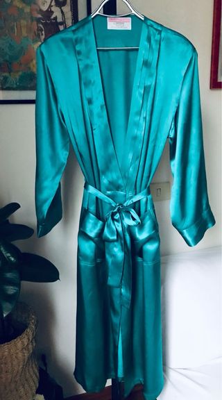 Vestaglia in seta vintage