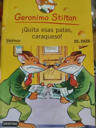 Gerónimo Stilton Quita esas patas cara queso