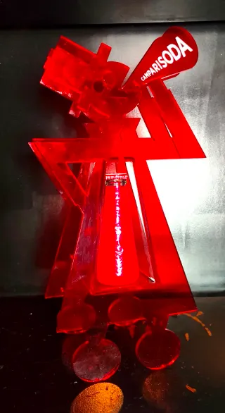 Espositore Campari Soda Spiritello Rosso