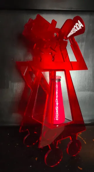 Espositore Campari Soda Spiritello Rosso