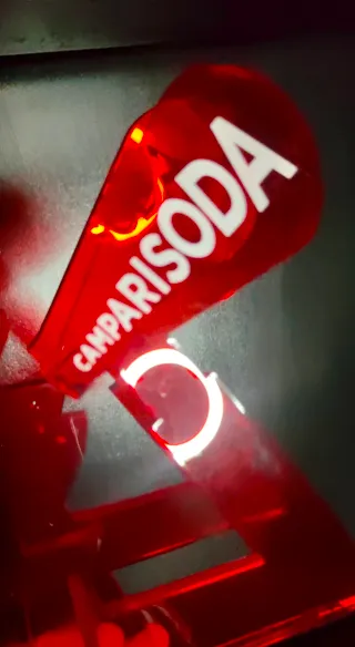 Espositore Campari Soda Spiritello Rosso