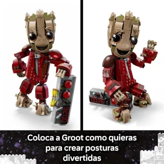 LEGO Marvel Groot con Traje de Saqueador 76341