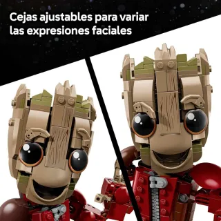 LEGO Marvel Groot con Traje de Saqueador 76341