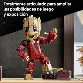 LEGO Marvel Groot con Traje de Saqueador 76341