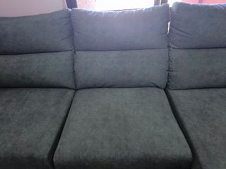 Sofá Chaiselongue verde