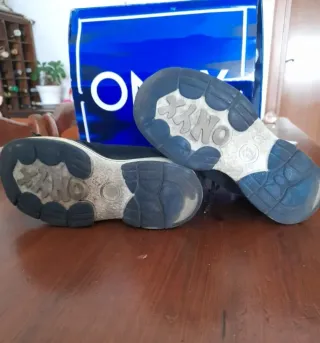 Onyx zeppe vintage blu