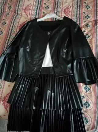 Giacchino elegante eco pelle