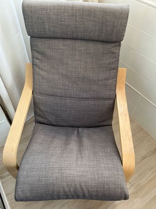 Sillón Mecedora Poäng Ikea Madera Gris