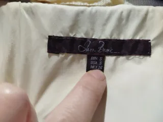 Abrigo plumífero ZARA Mujer Talla S Beige