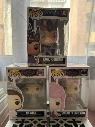 Funko Pop! Evil Queen, Clara y Sugar Plum Fairy