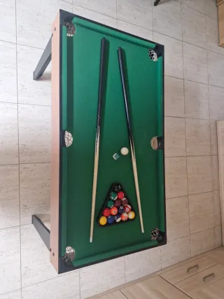 Mesa Billar y Futbolín Infantil