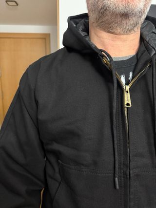 Chaqueta Carhartt Active Rework Bomber Negra